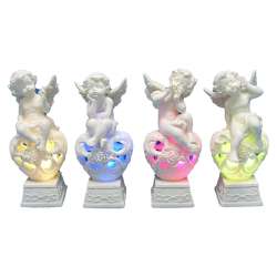 4 figurines Anges Lumineux