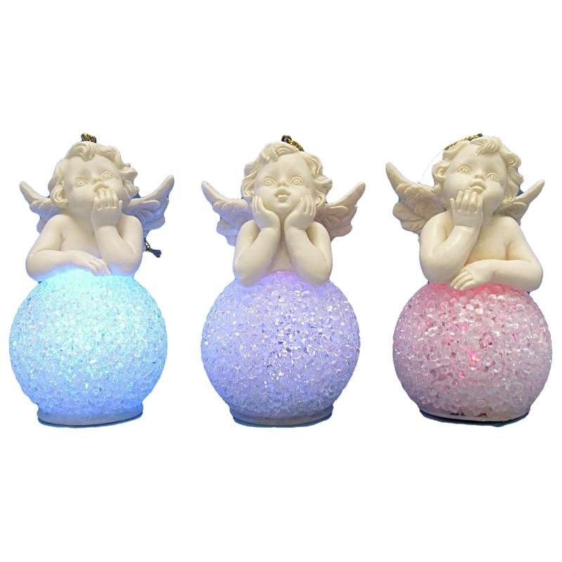 3 Boules Anges Lumineux