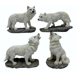 Figurines Loups x3 (Déco)