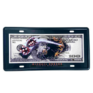 Plaque Décoration Murale Dollar et Jeux