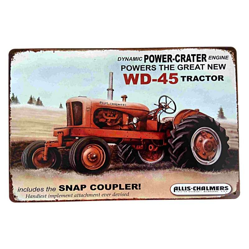 Plaque Décoration Murale Tracteurs