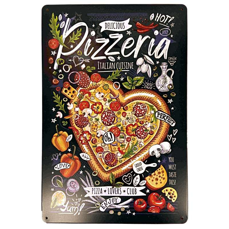 Plaque Décoration Murale Pizza