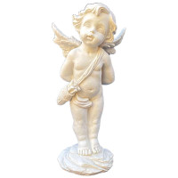 Cyrank 5 Pièces Mini Statues Cupidon Ange En Résine - Figurines Mignonnes Pour Jardin, Décoration Intérieur Et Cadeaux