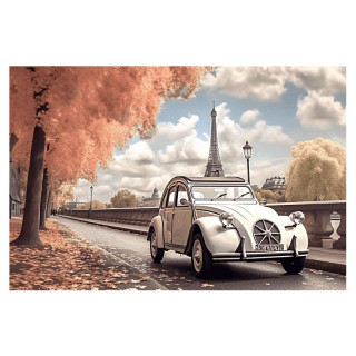 Plaque Décoration Murale 2CV Automne