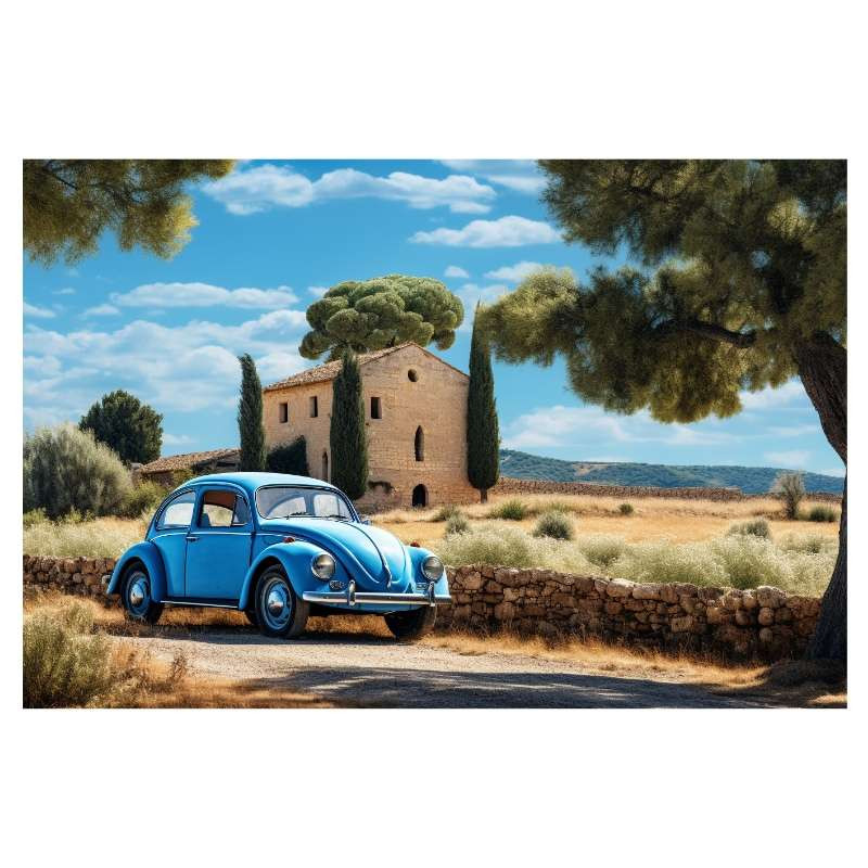 Plaque Murale 2CV PROVENCE