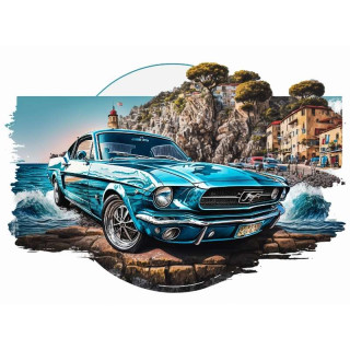 Plaque Vintage 2CV  Holiday South