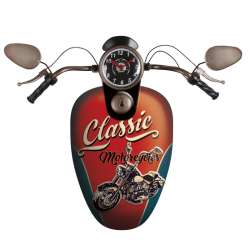 Plaque Vintage Guidon Harley Davidson