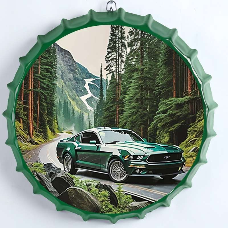 Capsule Décoration Mustang Vert