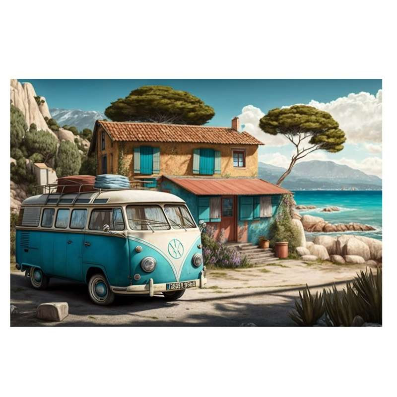 Plaque Relief Combi Vacances