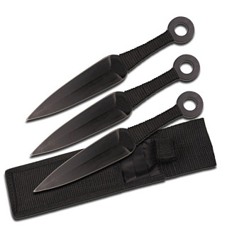 Set Kunai par 3 Noir Ebene
