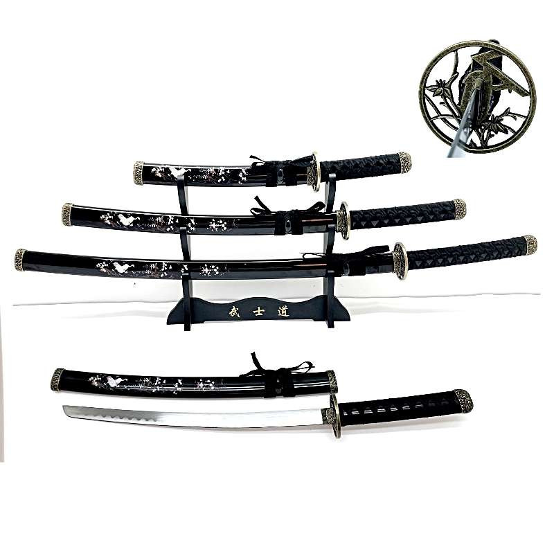 Set Katana Dragon Noir 3