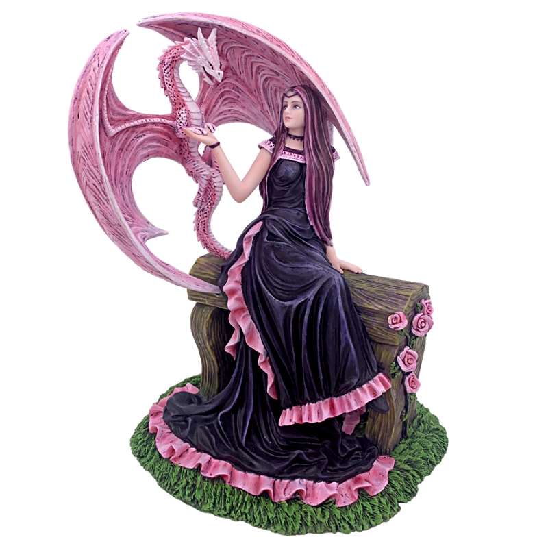 Statuette Fée Anne Stokes Pink