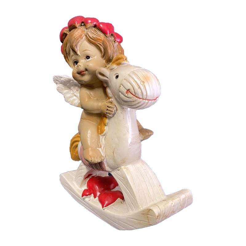 Ange Chérubin avec son cheval 13cm