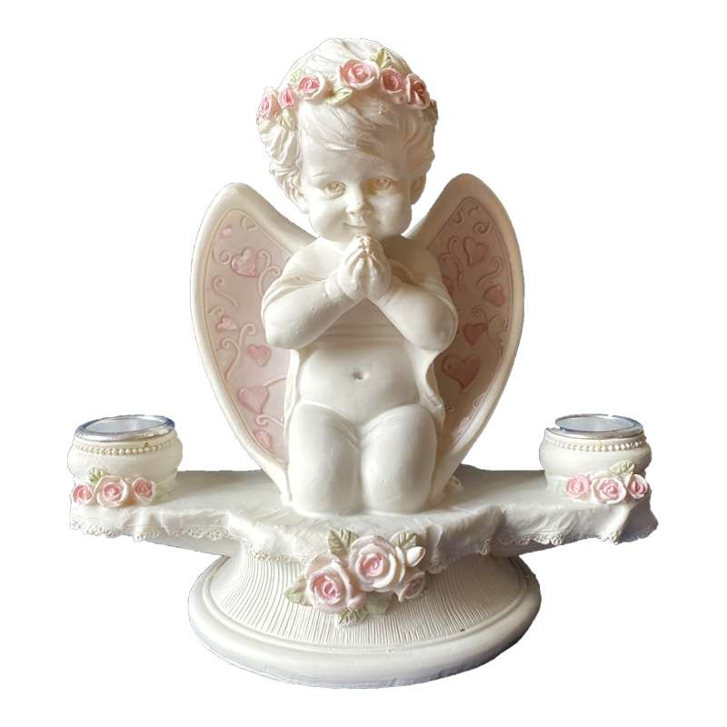 Bougeoir Ange 2 bougies