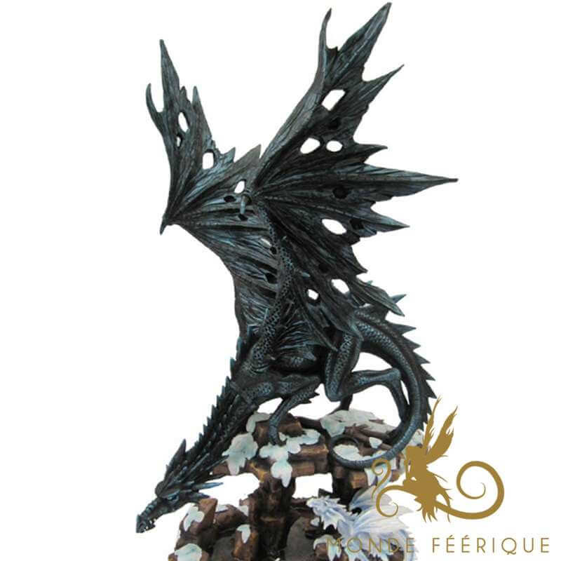statuette dragons resine