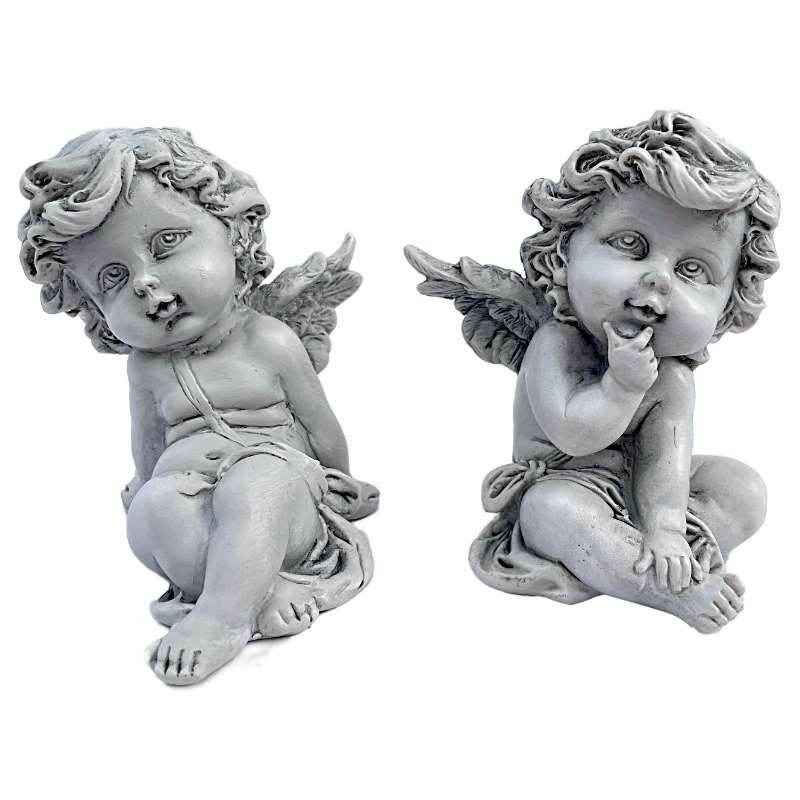 Statuette Ange Les inséparables