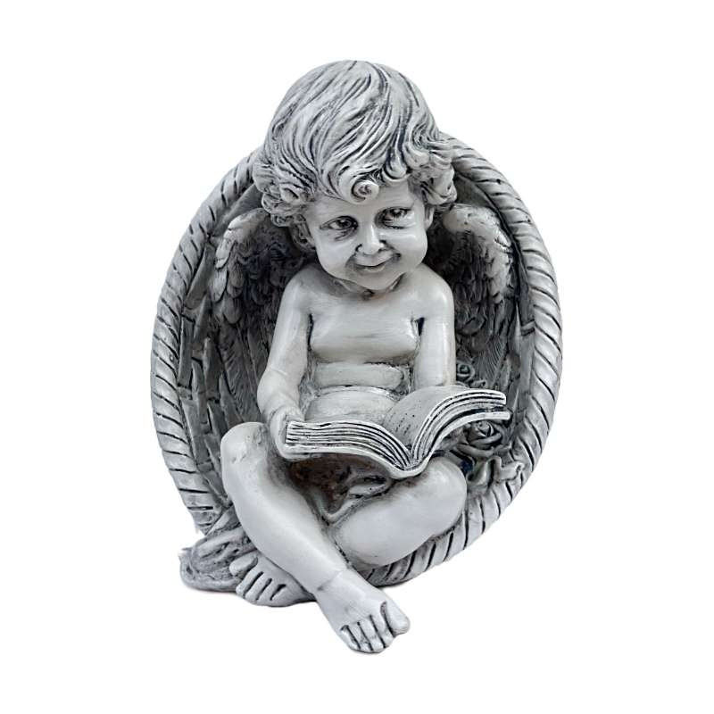 Statuette Ange Lire - 14cm