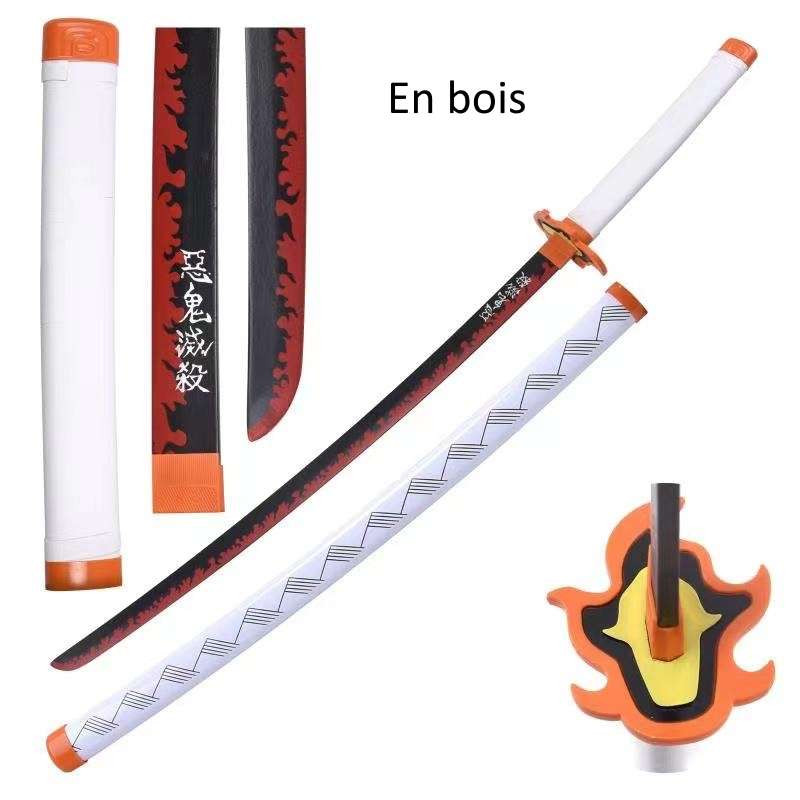 Katana en bois Rengoku Demon Slayer
