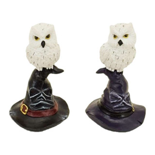Figurines Hibou Chapeau