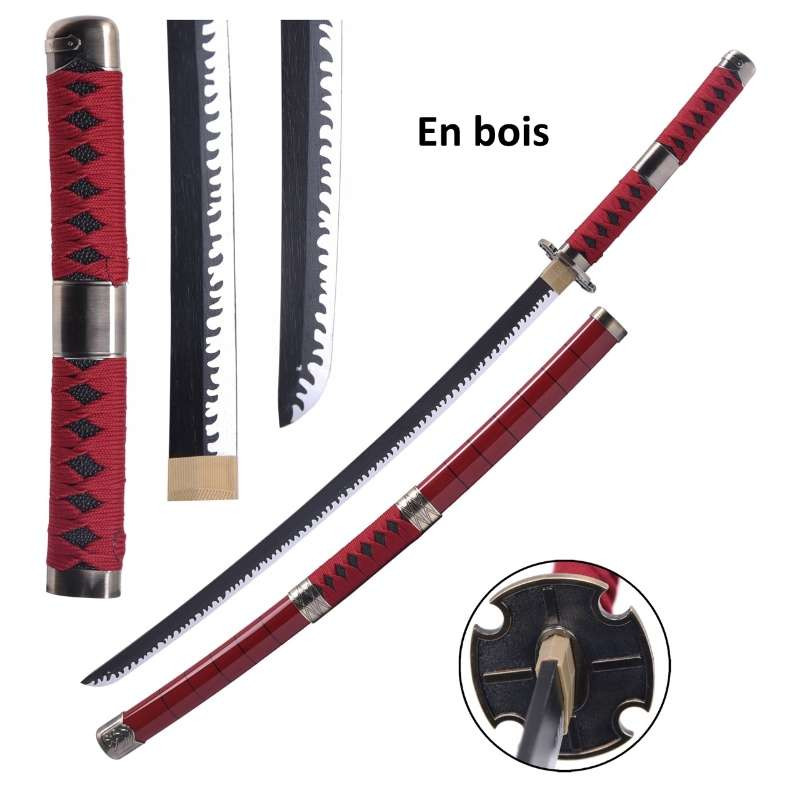 Katana en bois Kitetsu