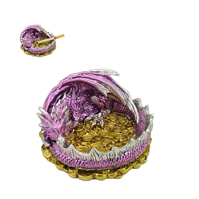 Figurine Dragon Pieces d'or