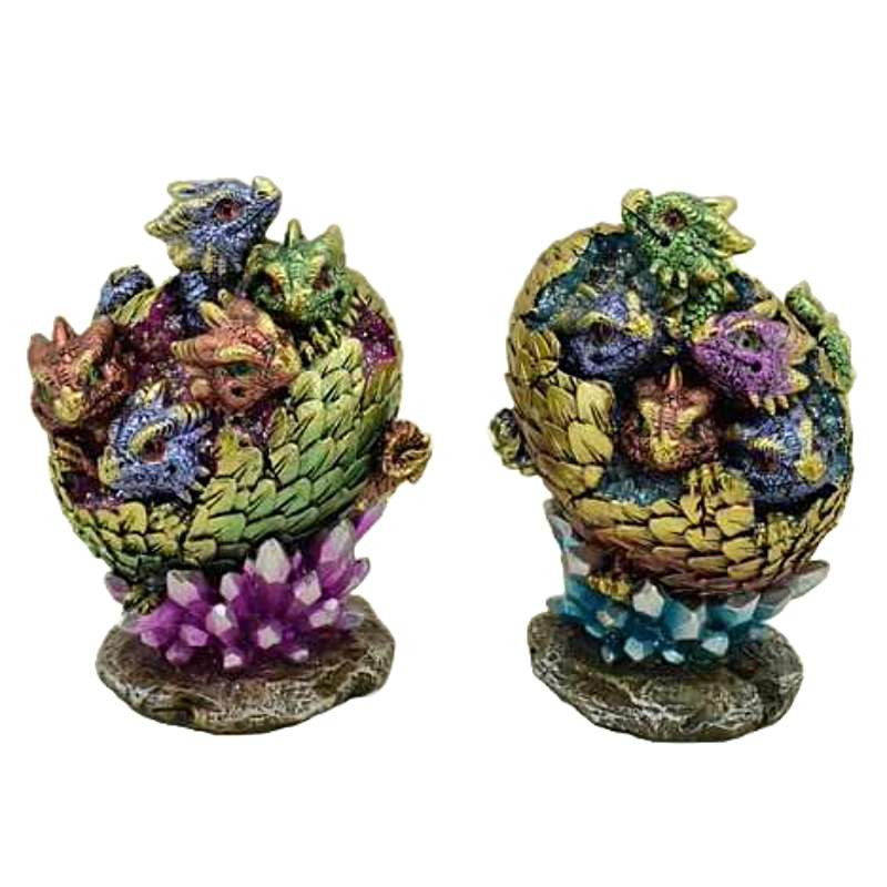 2 Figurines Dragon "Multi"