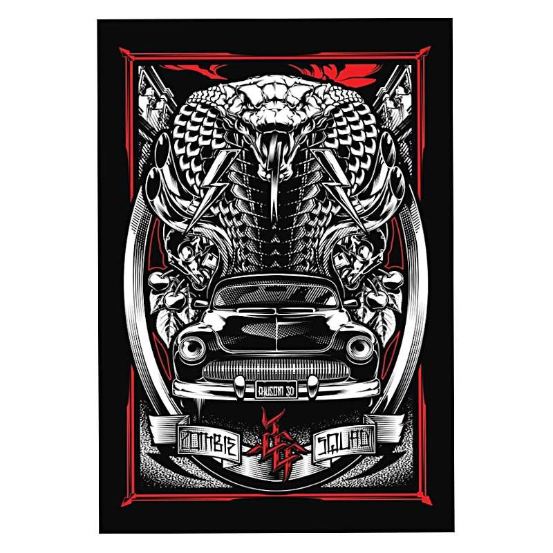 Plaque Rétro Zombie Squad