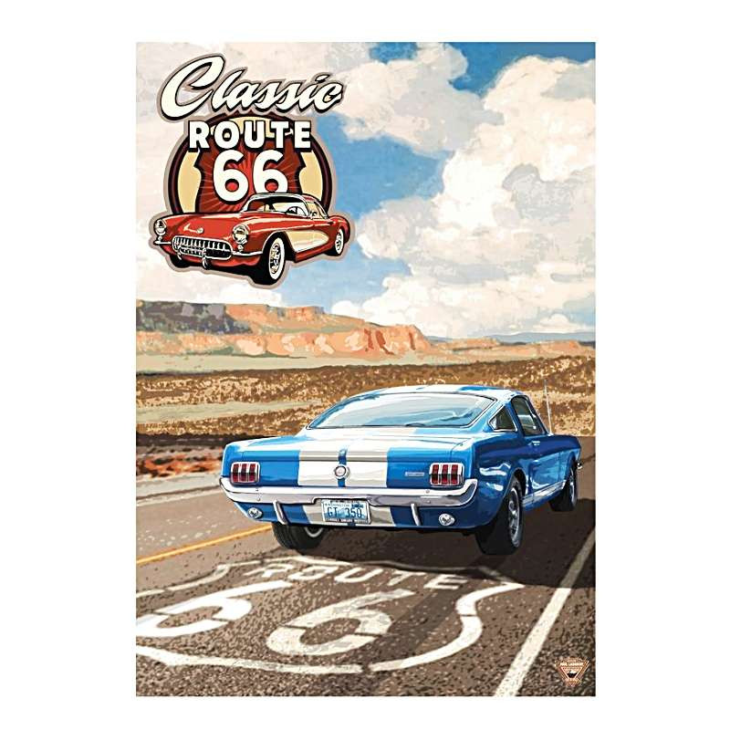 Plaque Rétro Ford Shelby GT350 1965
