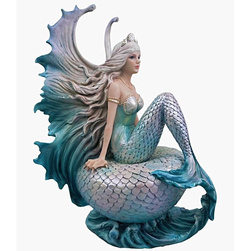 Statuette Fée Sirène Blue