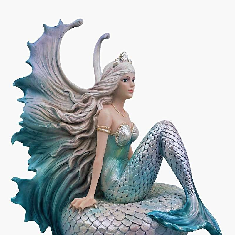 Statuette Fée Sirène Blue