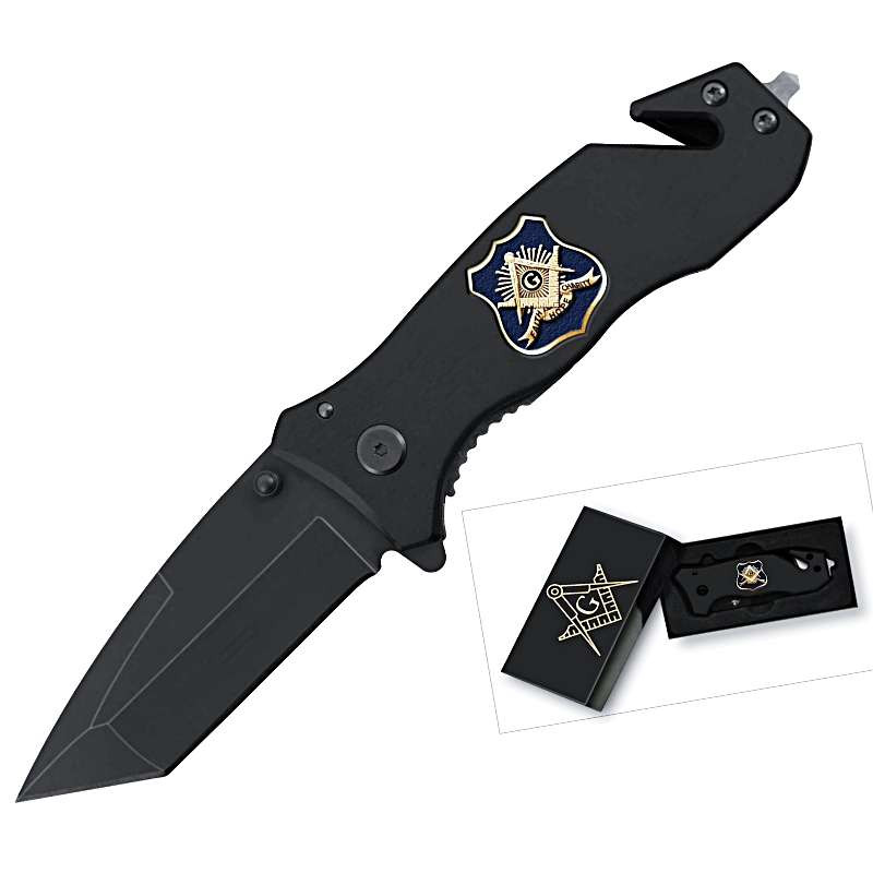 Couteau Pliant Franc Maçon