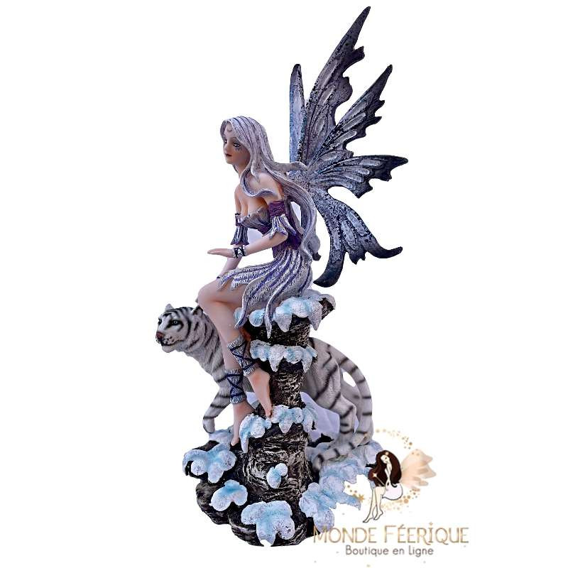 statuette fee Avec tigre 