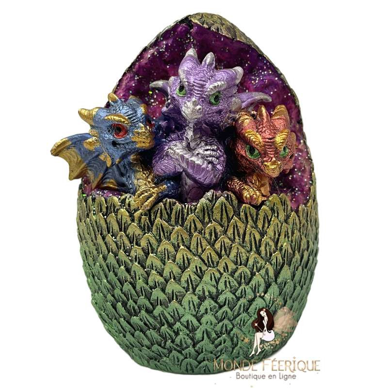 Grand Oeuf Dragon Lumineux Multi