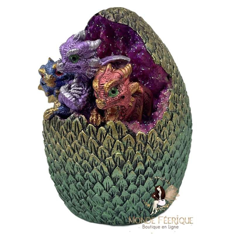 Grand Oeuf Dragon Lumineux Multi