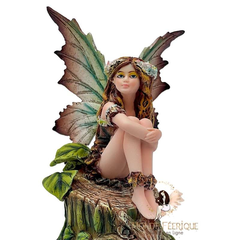 Statuette Fée Elfe Naturel