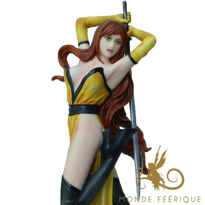 Figurine Fée Jaune Samouraï