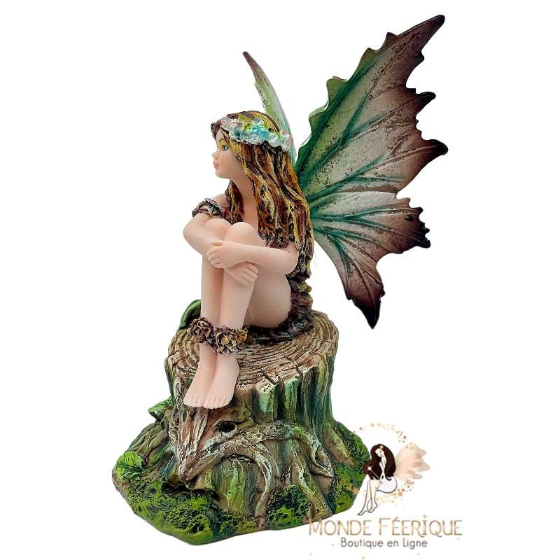 Statuette Fée Elfe Naturel