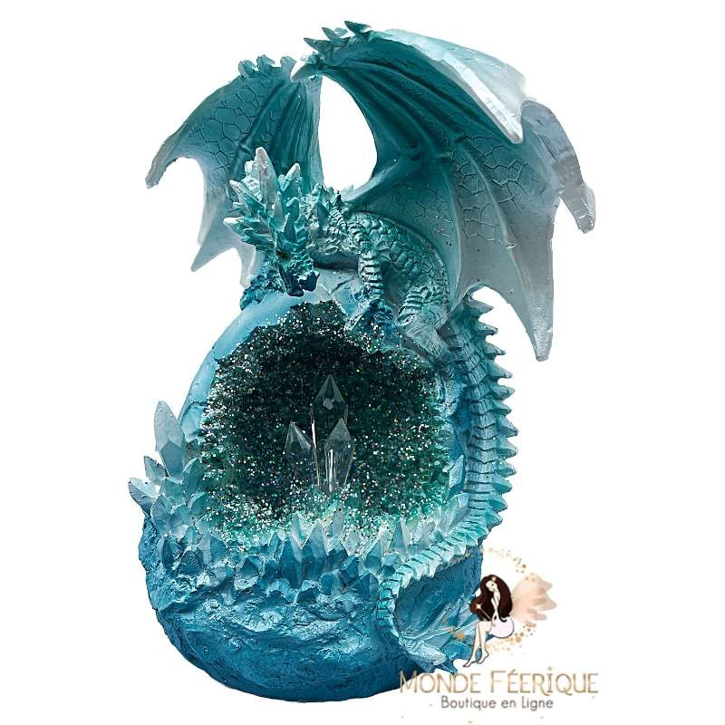 Statuette Dragon Lumineux Cristal