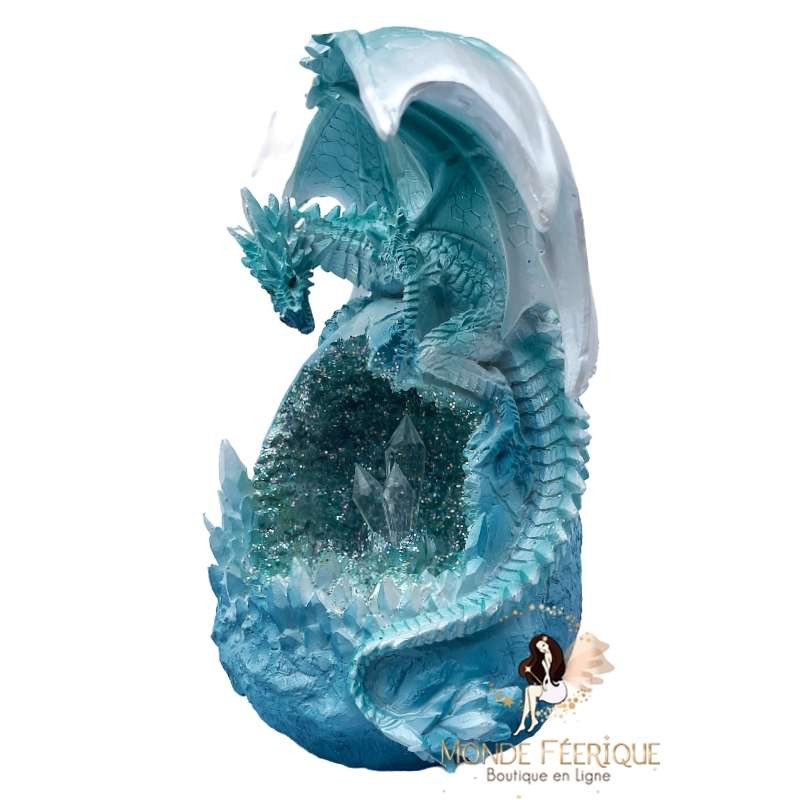 Statuette Dragon Lumineux Cristal