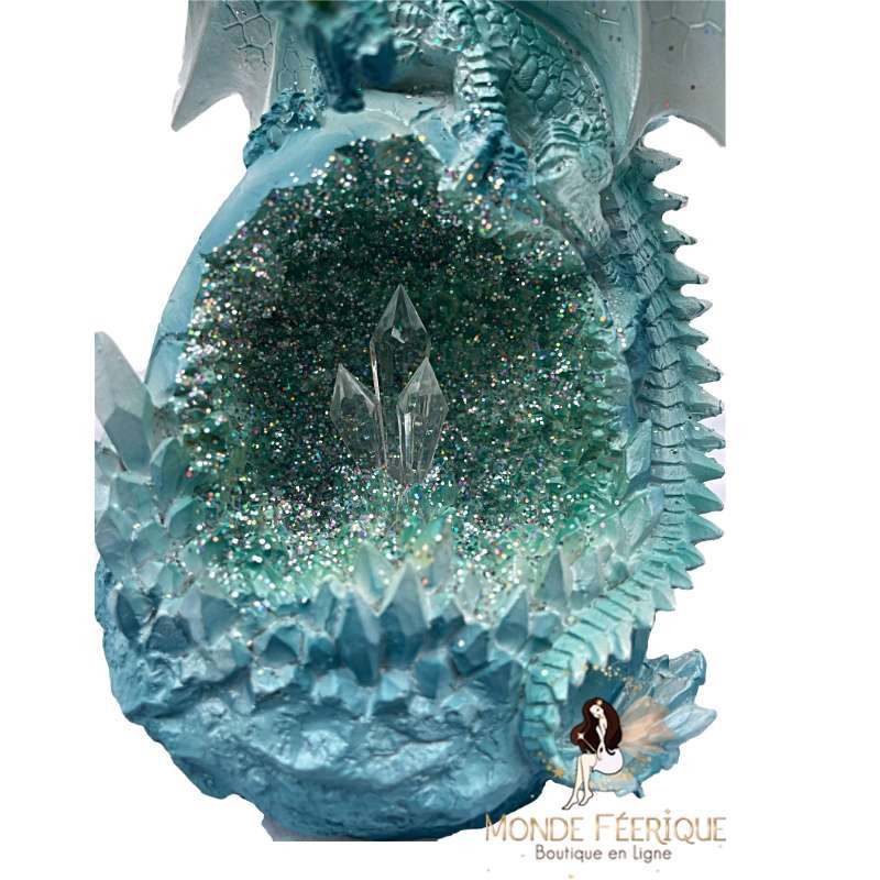 Statuette Dragon Lumineux Cristal
