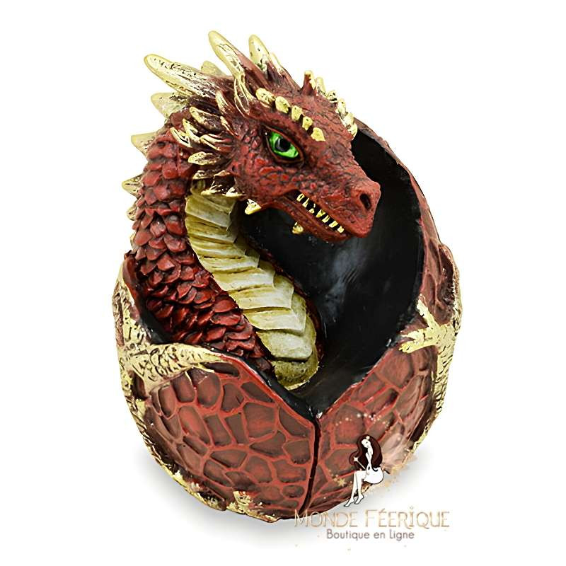 Figurine Dragon Otto Rouge