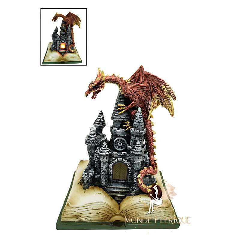 Dragon Lumineux avec le château