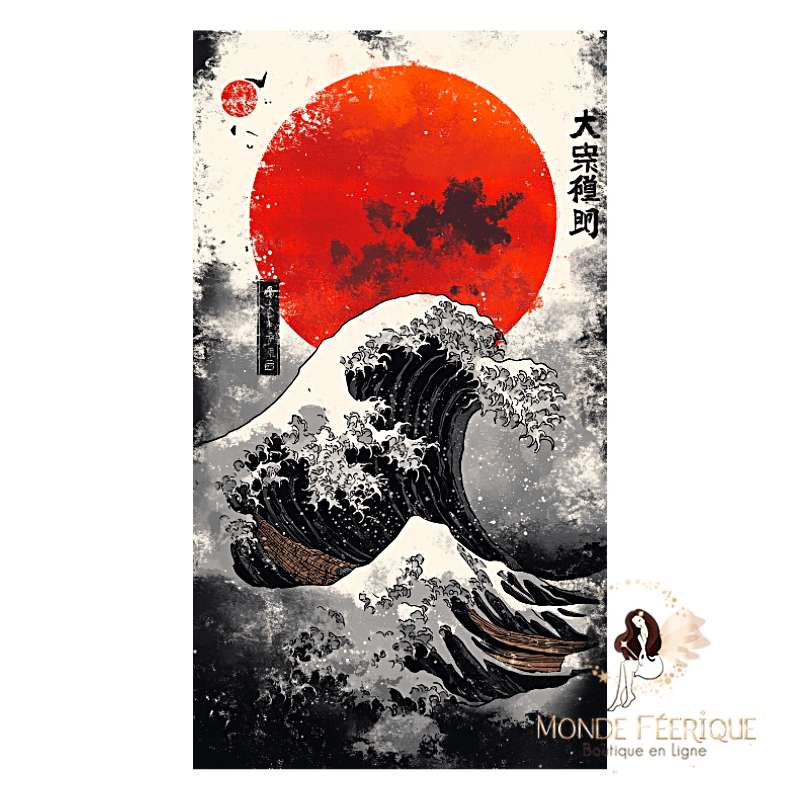 Plaque Décoration Japon Ocean
