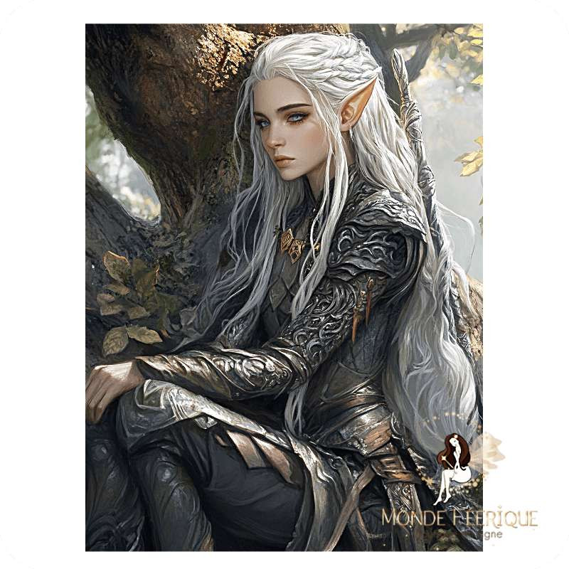 Plaque Murale Elfe Guerrière