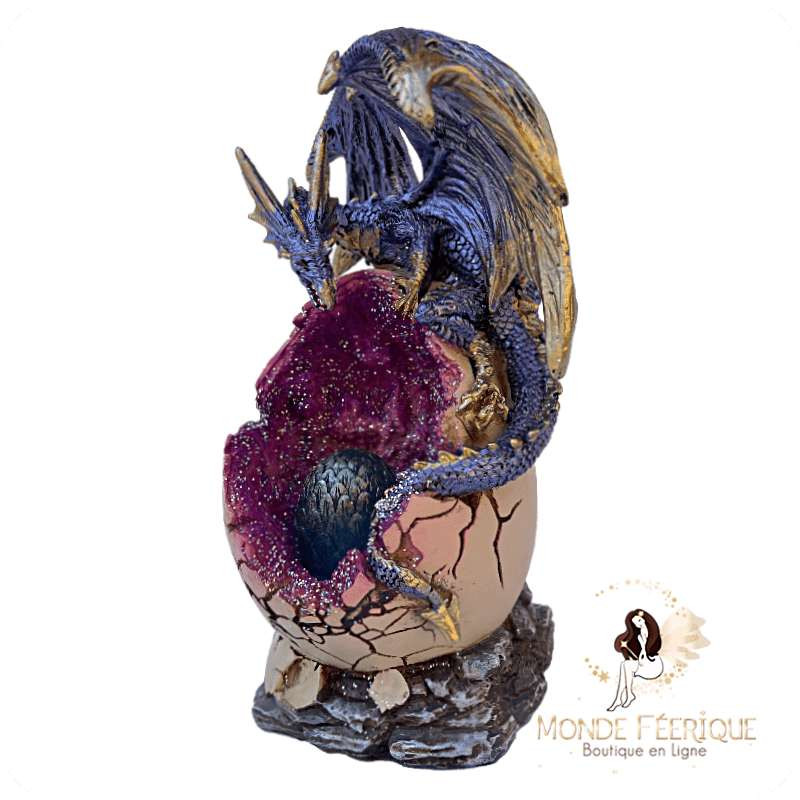 Statuette dragon Lumineux "Prisme"