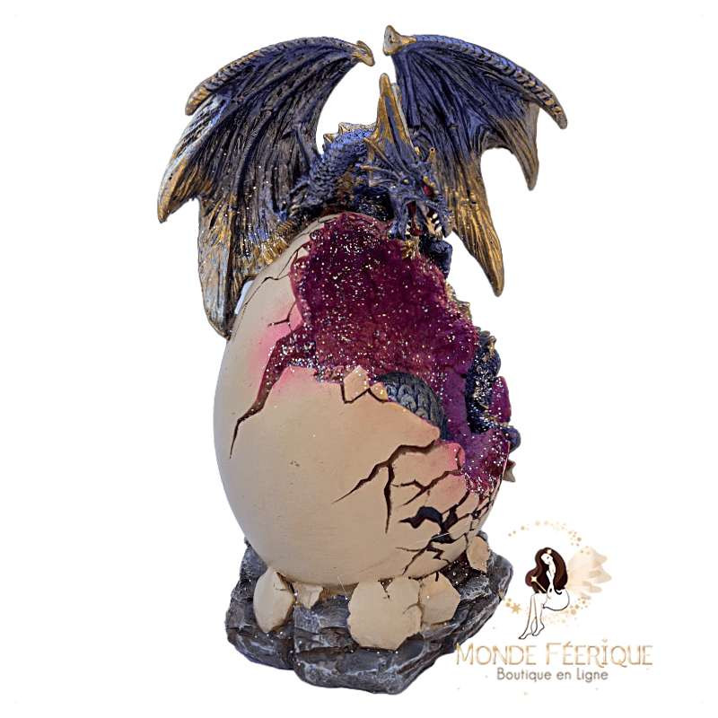 Statuette dragon Lumineux "Prisme"