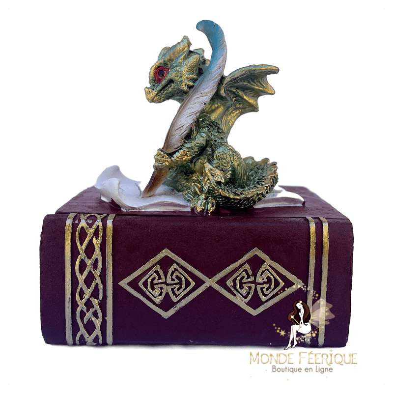 Figurine Dragon Ecrivain