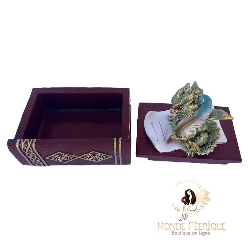 Figurine Dragon Ecrivain