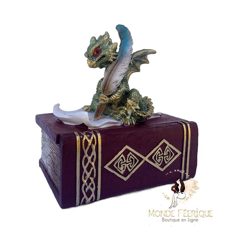 Figurine Dragon Ecrivain