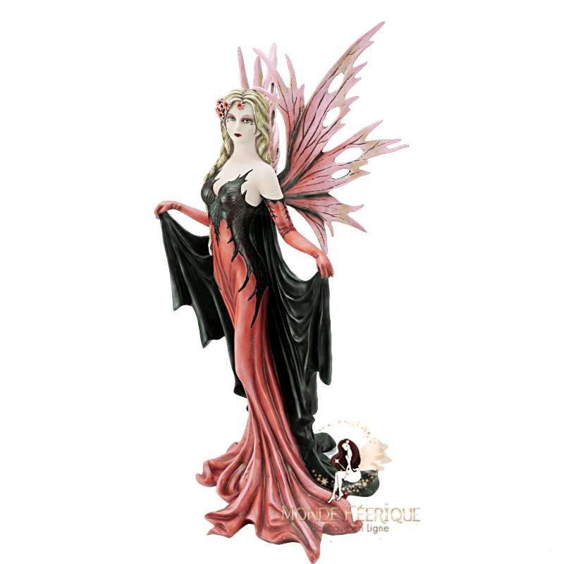 Statue Fée Gothique – Élégance Noire